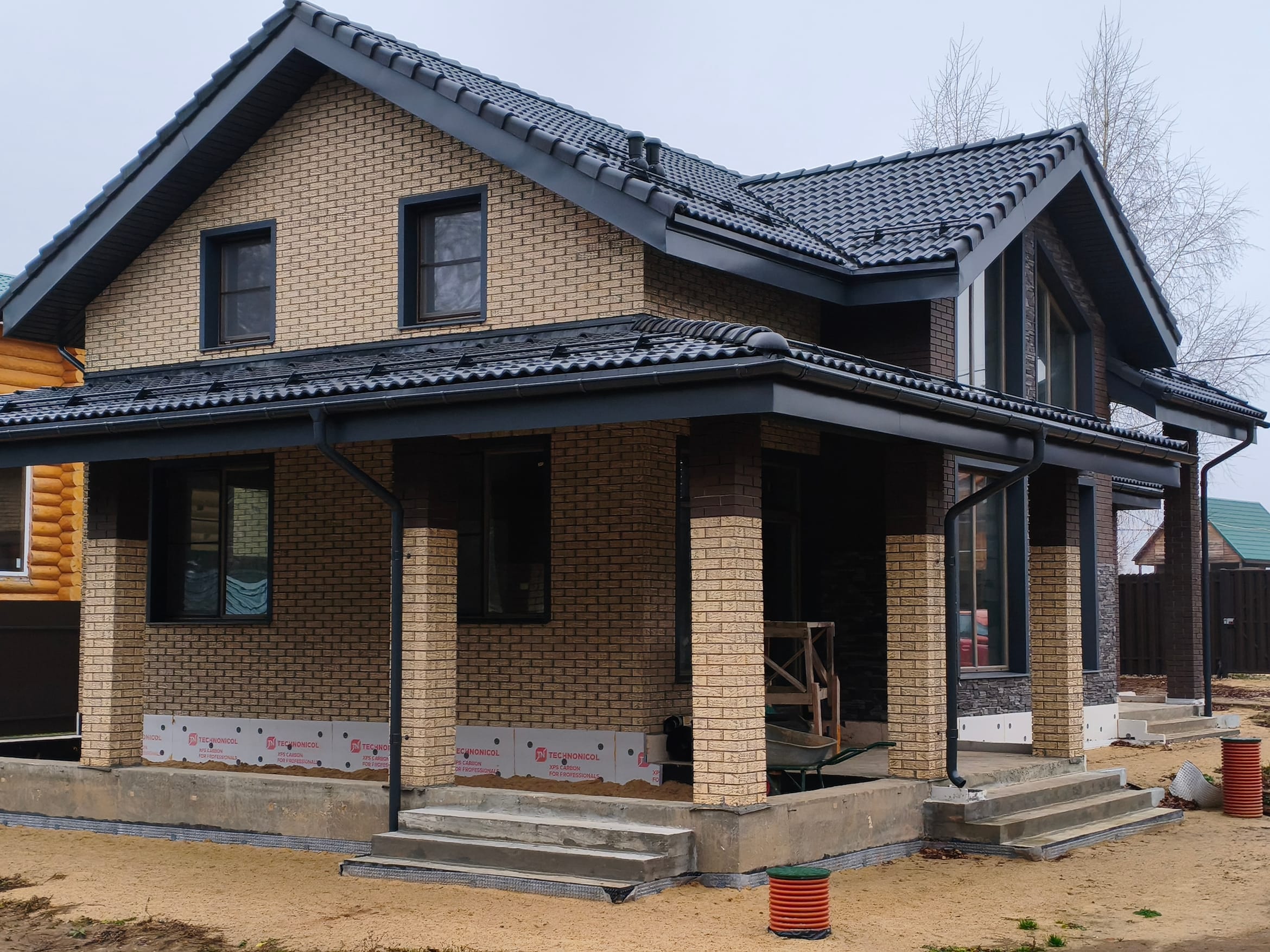 Строительство дома Дубрава из газобетона